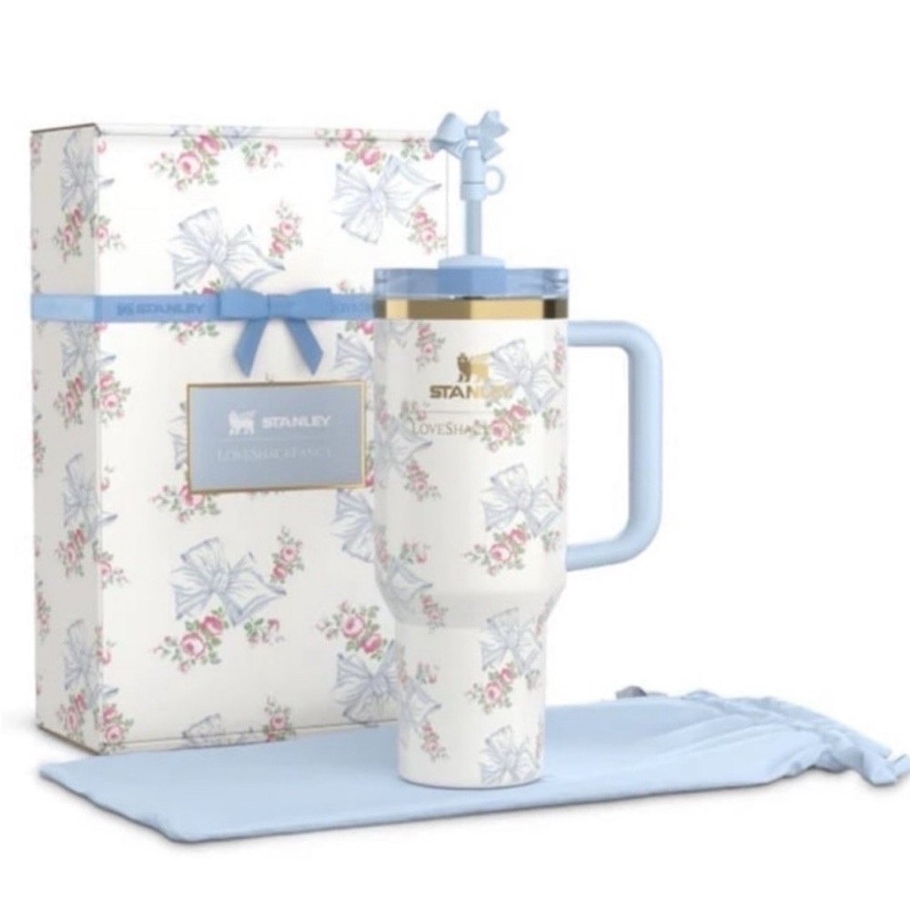 Stanley x Love Shack Fancy Rosa Beaux Blue 40oz